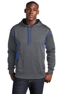 Sport-Tek ®  Tech Fleece Colorblock Hooded Sweatshirt. F246