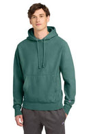 Champion  Reverse Weave  Garment-Dyed Hooded Sweatshirt. GDS101. Live Chat for Bulk Discounts