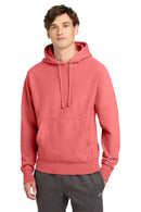 Champion  Reverse Weave  Garment-Dyed Hooded Sweatshirt. GDS101. Live Chat for Bulk Discounts