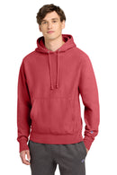 Champion  Reverse Weave  Garment-Dyed Hooded Sweatshirt. GDS101. Live Chat for Bulk Discounts