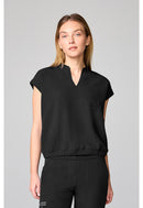 Healing Hands Mandarin Collar Crop Top.  Item HH00014 in HH 360.  Live Chat for Bulk Discounts.