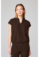 Healing Hands Mandarin Collar Crop Top.  Item HH00014 in HH 360.  Live Chat for Bulk Discounts.
