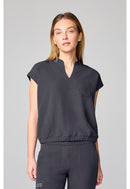 Healing Hands Mandarin Collar Crop Top.  Item HH00014 in HH 360.  Live Chat for Bulk Discounts.