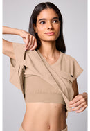 Healing Hands Built In Bra Dolman Top.  Item HH00029 in HH QUEST.  Live Chat for Bulk Discounts.