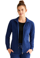 Healing Hands Devon Jacket.  Item HH301 in HH PURPLE LABEL JACQUARD.  Live Chat for Bulk Discounts.