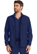 Healing Hands Men's Zip Front Utility Jacket.  Item HH361 in HH QUEST.  Live Chat for Bulk Discounts.