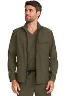 Healing Hands Men's Zip Front Utility Jacket.  Item HH361 in HH QUEST.  Live Chat for Bulk Discounts.