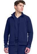 Healing Hands Men's Zip Front Knit Jacket.  Item HH380F in HH LIFESTYLE.  Live Chat for Bulk Discounts.