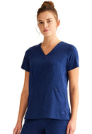 Healing Hands Jolie Top.  Item HH601 in HH PURPLE LABEL JACQUARD.  Live Chat for Bulk Discounts.