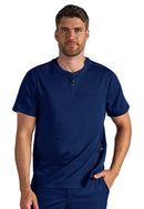 Healing Hands Victor Men's Quarter Zip Top.  Item HH605A in HH X DR KWANE.  Live Chat for Bulk Discounts.