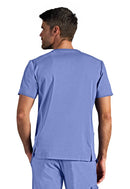 Healing Hands Vincent Men's V-Neck Top.  Item HH606A in HH X DR KWANE.  Live Chat for Bulk Discounts.