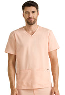 Healing Hands Vincent Men's V-Neck Top.  Item HH606A in HH X DR KWANE.  Live Chat for Bulk Discounts.