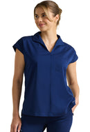 Healing Hands Jazz Collared Tuckable Shirt .  Item HH607 in HH PURPLE LABEL.  Live Chat for Bulk Discounts.