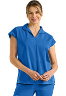 Healing Hands Jazz Collared Tuckable Shirt .  Item HH607 in HH PURPLE LABEL.  Live Chat for Bulk Discounts.