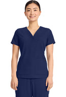 Healing Hands Women's 3-Pocket Y-Neck Top.  Item HH751 in HH QUEST.  Live Chat for Bulk Discounts.
