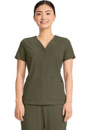 Healing Hands Women's 3-Pocket Y-Neck Top.  Item HH751 in HH QUEST.  Live Chat for Bulk Discounts.