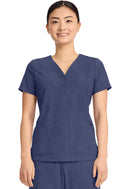 Healing Hands Women's 3-Pocket Y-Neck Top.  Item HH751 in HH QUEST.  Live Chat for Bulk Discounts.