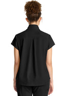 Healing Hands Women's Partial Zip Stand Collar Top.  Item HH752 in HH QUEST.  Live Chat for Bulk Discounts.