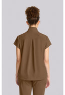 Healing Hands Women's Partial Zip Stand Collar Top.  Item HH752 in HH QUEST.  Live Chat for Bulk Discounts.
