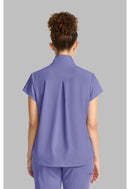 Healing Hands Women's Partial Zip Stand Collar Top.  Item HH752 in HH QUEST.  Live Chat for Bulk Discounts.