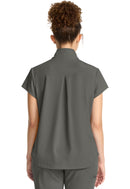 Healing Hands Women's Partial Zip Stand Collar Top.  Item HH752 in HH QUEST.  Live Chat for Bulk Discounts.