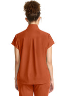 Healing Hands Women's Partial Zip Stand Collar Top.  Item HH752 in HH QUEST.  Live Chat for Bulk Discounts.