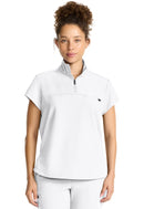 Healing Hands Women's Partial Zip Stand Collar Top.  Item HH752 in HH QUEST.  Live Chat for Bulk Discounts.
