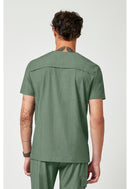 Healing Hands Men's V-Neck Top.  Item HH753 in HH QUEST.  Live Chat for Bulk Discounts.