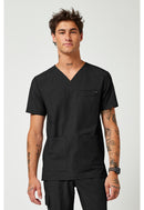 Healing Hands Men's V-Neck Top.  Item HH753 in HH QUEST.  Live Chat for Bulk Discounts.