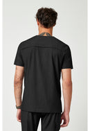 Healing Hands Men's V-Neck Top.  Item HH753 in HH QUEST.  Live Chat for Bulk Discounts.