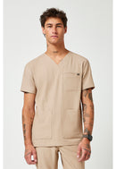 Healing Hands Men's V-Neck Top.  Item HH753 in HH QUEST.  Live Chat for Bulk Discounts.