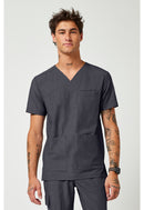 Healing Hands Men's V-Neck Top.  Item HH753 in HH QUEST.  Live Chat for Bulk Discounts.