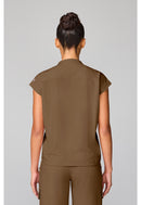 Healing Hands Mandarin Collar Top.  Item HH757 in HH QUEST.  Live Chat for Bulk Discounts.