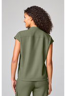 Healing Hands Mandarin Collar Top.  Item HH757 in HH QUEST.  Live Chat for Bulk Discounts.
