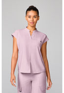 Healing Hands Mandarin Collar Top.  Item HH757 in HH QUEST.  Live Chat for Bulk Discounts.