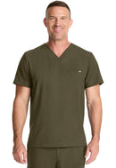 Healing Hands Men's 1-Pocket V-Neck Top.  Item HH758 in HH QUEST.  Live Chat for Bulk Discounts.