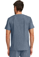 Healing Hands Men's 1-Pocket V-Neck Top.  Item HH758 in HH QUEST.  Live Chat for Bulk Discounts.