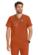 Healing Hands Men's 1-Pocket V-Neck Top.  Item HH758 in HH QUEST.  Live Chat for Bulk Discounts.