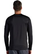 Healing Hands Vaughn Men's Long Sleeve Crew Neck Tee  .  Item HH810 in HH X DR KWANE.  Live Chat for Bulk Discounts.