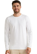 Healing Hands Vaughn Men's Long Sleeve Crew Neck Tee  .  Item HH810 in HH X DR KWANE.  Live Chat for Bulk Discounts.