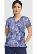 Healing Hands Briana Print Top .  Item HH906 in HH PRINTS.  Live Chat for Bulk Discounts.