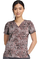 Healing Hands Briana Print Top .  Item HH906 in HH PRINTS.  Live Chat for Bulk Discounts.