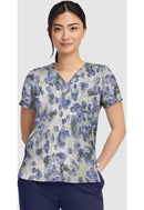 Healing Hands Briana Print Top .  Item HH906 in HH PRINTS.  Live Chat for Bulk Discounts.
