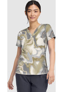 Healing Hands Briana Print Top .  Item HH906 in HH PRINTS.  Live Chat for Bulk Discounts.
