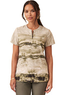Healing Hands Ivy Print Top.  Item HH907 in HH PRINTS.  Live Chat for Bulk Discounts.