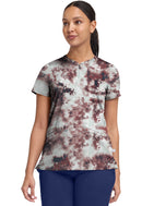 Healing Hands Ivy Print Top.  Item HH907 in HH PRINTS.  Live Chat for Bulk Discounts.
