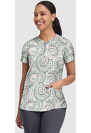 Healing Hands Ivy Print Top.  Item HH907 in HH PRINTS.  Live Chat for Bulk Discounts.