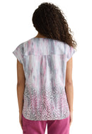 Healing Hands Kelly Print Top.  Item HH909 in HH PURPLE LABEL.  Live Chat for Bulk Discounts.
