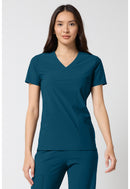 Cherokee Women's V-Neck Top. Item IN00033 in CK IN PURSUIT Collection. Live Chat for Bulk Discounts.