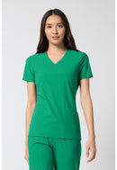 Cherokee Women's V-Neck Top. Item IN00033 in CK IN PURSUIT Collection. Live Chat for Bulk Discounts.